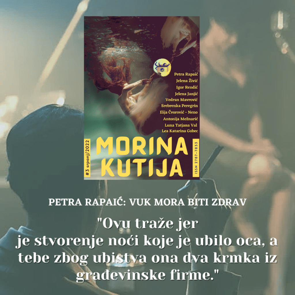 Petra Rapaić: Vuk mora biti zdrav